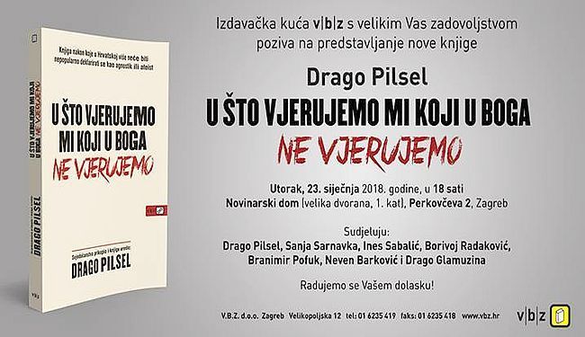 PREDSTAVLJANJE KNJIGE: U što vjeruju oni koji u Boga ne vjeruju 