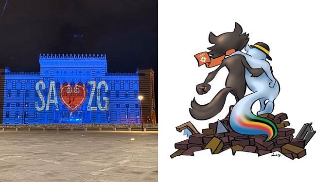 DIRLJIVA PODRŠKA: Sarajevo i Beograd zapljeskali Zagrebu, sa sarajevske Vijećnice poslana snažna poruka