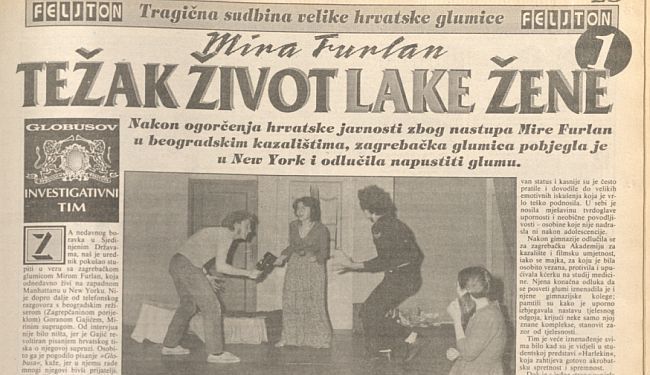 PRONAŠLI SMO HUŠKAČKI FELJTON GLOBUSA: Ovako su o Miri Furlan pisale 'perjanice hrvatskog žurnalizma'