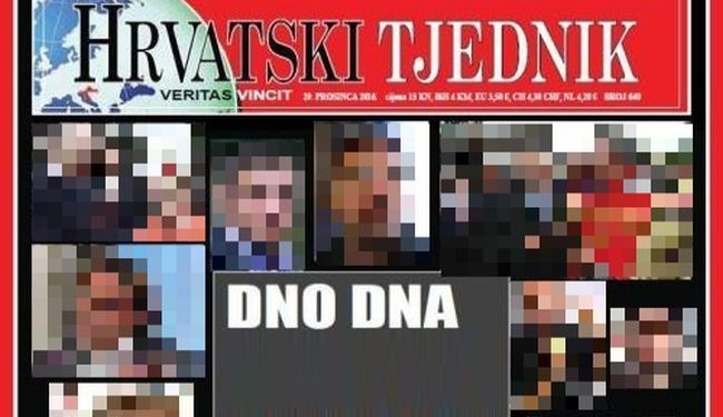 ČEGA SE PAMETAN SRAMI...: Hrvatski tjednik izvoznik ustaškog pozdrava u Njemačku