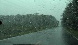 Here comes the rain again...