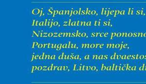 HOMMAGE A M. P. THOMPSON: Oj, Španjolsko, lijepa li si, Italijo, zlatna ti si, Nizozemsko, srce ponosno