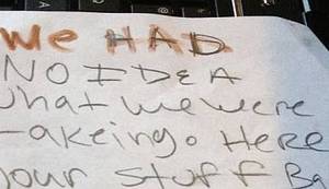 LOPOVI SA SRCEM: 'Nismo imali pojma kome krademo, vraćamo sve'