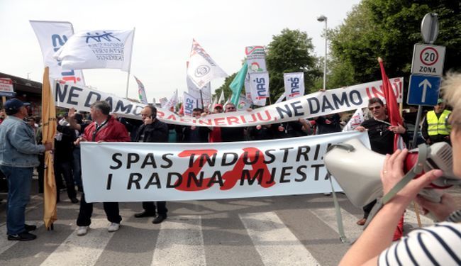 PRAZNIK RADA U HRVATSKOJ: U Sisku 2 tisuće prosvjednika, u Zagrebu 60 tisuća porcija graha