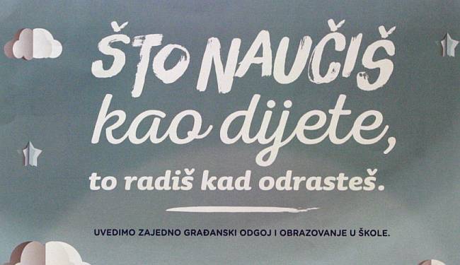 A GRAĐANSKI ODGOJ: „Nije uloga škole samo da pruži znanje za osobni probitak, već da nas nauči životu u zajednici“