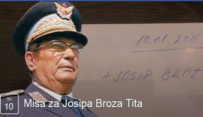 NA MARKOVOM TRGU: Misa za Josipa Broza Tita 10. siječnja, već su krenule prijetnje