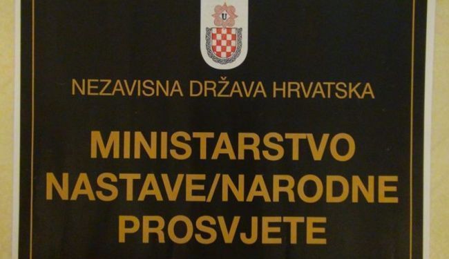 NEĆE PROĆI: Na zgradi Ministarstva kulture osvanula „ploča“ s natpisom iz NDH