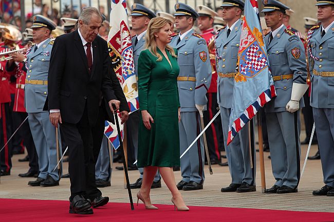 Miloš Zeman i Zuzana Caputova