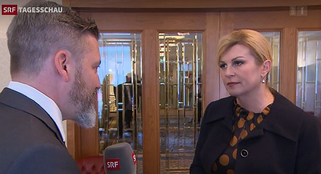 Georg H&auml;ssler i Kolinda Grabar Kitarović