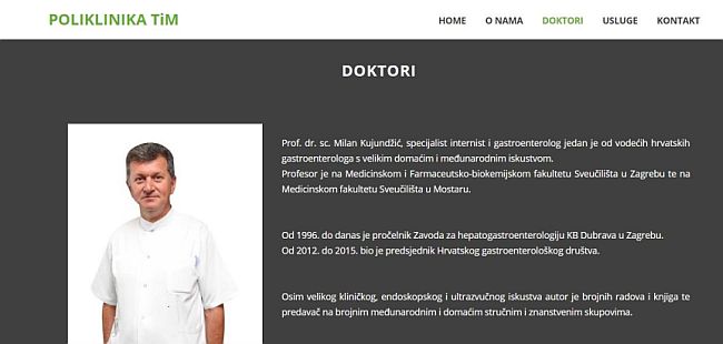 Poliklinika TIM - Milan Kujundžić