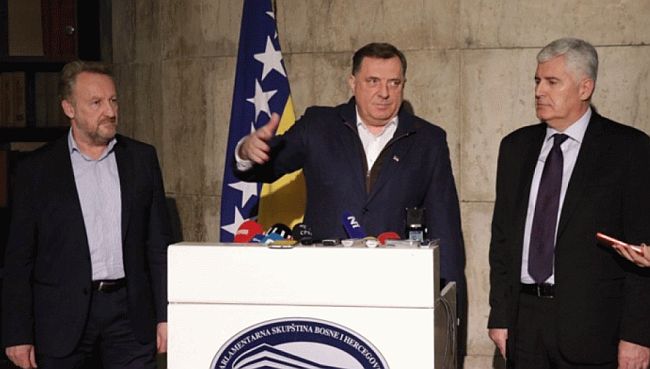 Bakir Izetbegović, Milorad Dodik, Dragan Čović