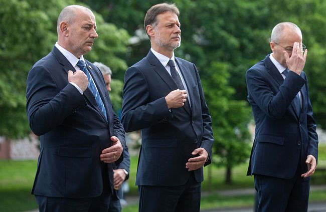 Tomo Medved, Gordan Jandroković i Damir Krstičević