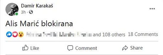 Alis Marić Facebook