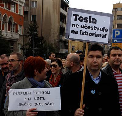 Protest za Teslu