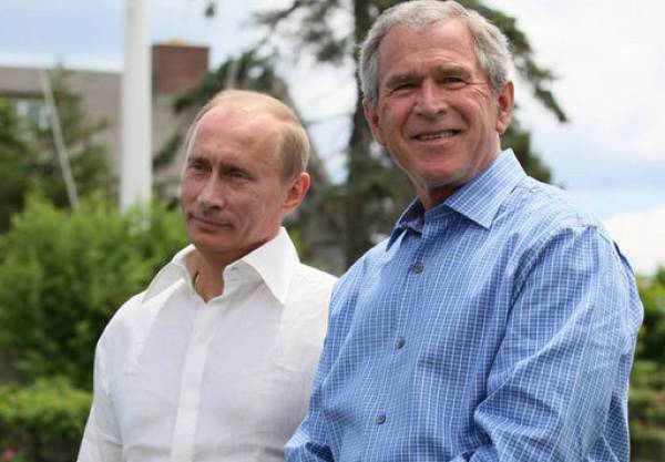 Vladimir Putin George W. Bush