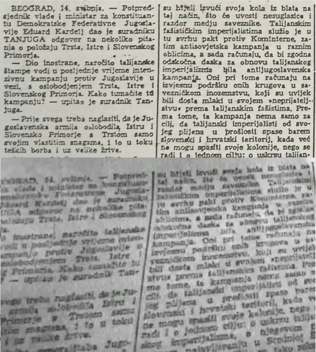 Vjesnik Sedlar falsifikat