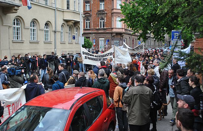 Prosvjed ministarstvo kulture