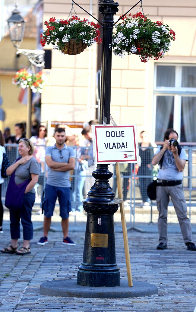 Radnička fronta prosvjed