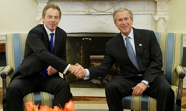 Tony Blair George Bush