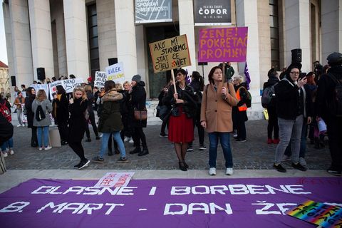 Noćni marš u Zagrebu