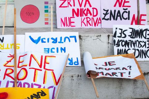 Noćni marš u Zagrebu