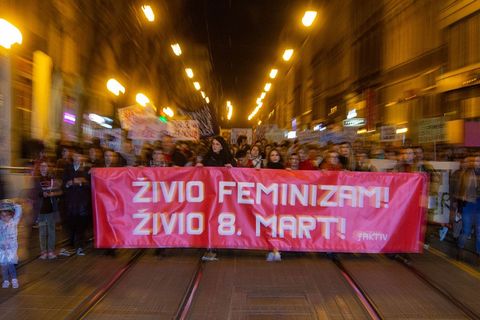 Noćni marš u Zagrebu