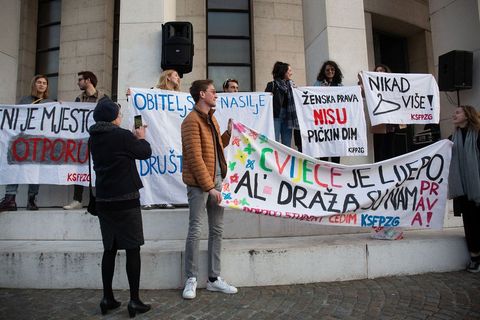 Noćni marš u Zagrebu