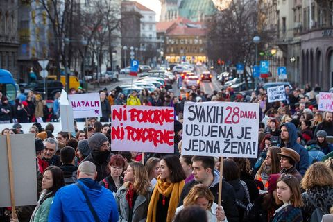 Noćni marš u Zagrebu