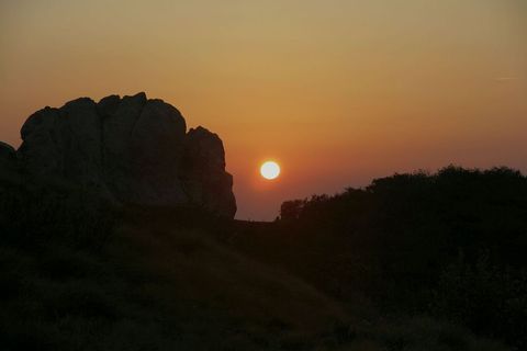 Velebitski zalazak sunca