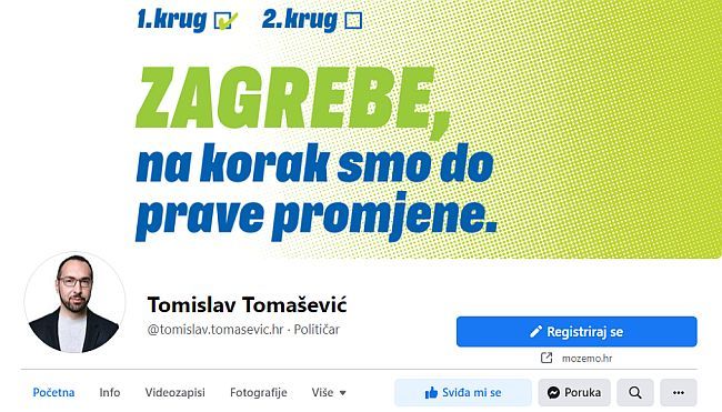 Tomislav Tomašević - Facebook