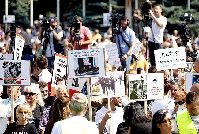 Protest Sarajevo - Pravda za Dženana i Davida