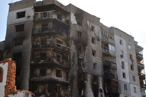 Gotovo sve stambene zgrade u Borođanki su teško stradale