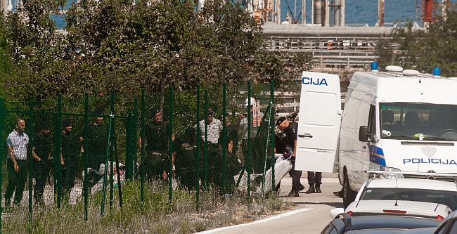 LNG terminal prosvjed