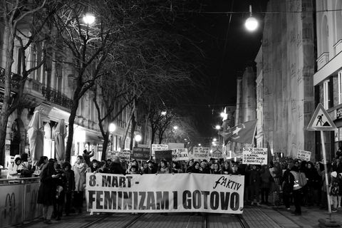 NOĆNI MARŠ 2024.: Osmi mart na zagrebačkim ulicama