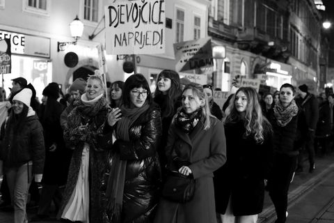 NOĆNI MARŠ 2024.: Osmi mart na zagrebačkim ulicama