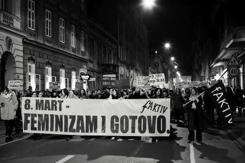 NOĆNI MARŠ 2024.: Osmi mart na zagrebačkim ulicama