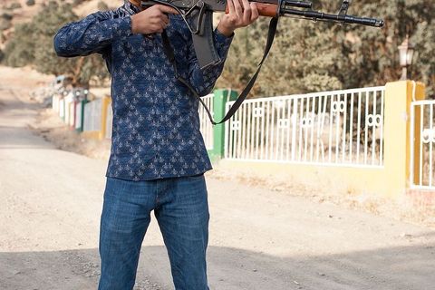 Dio tradicionalnog odgoja na trusnim kurdskim planinama